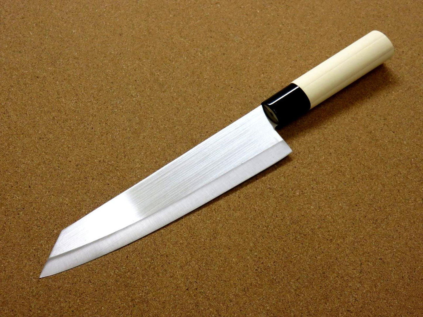 Japanese Masamune Kitchen Chef's Knife 200mm 8 in Natural Wood Handle SEKI JAPAN
