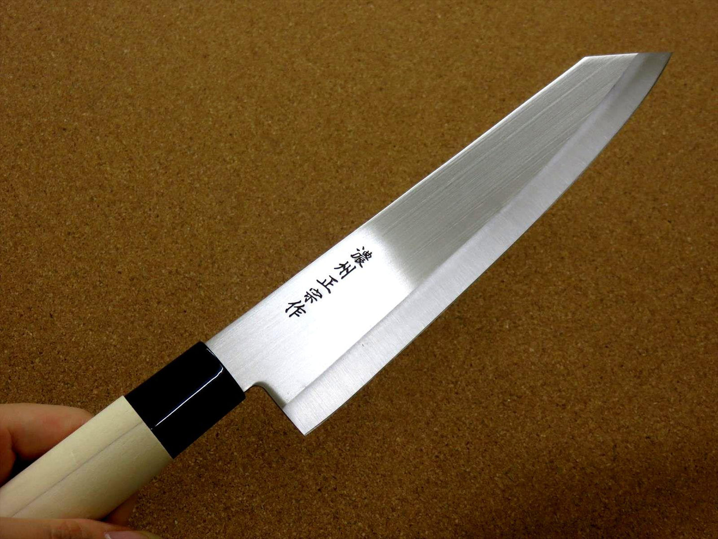 Japanese Masamune Kitchen Chef's Knife 200mm 8 in Natural Wood Handle SEKI JAPAN
