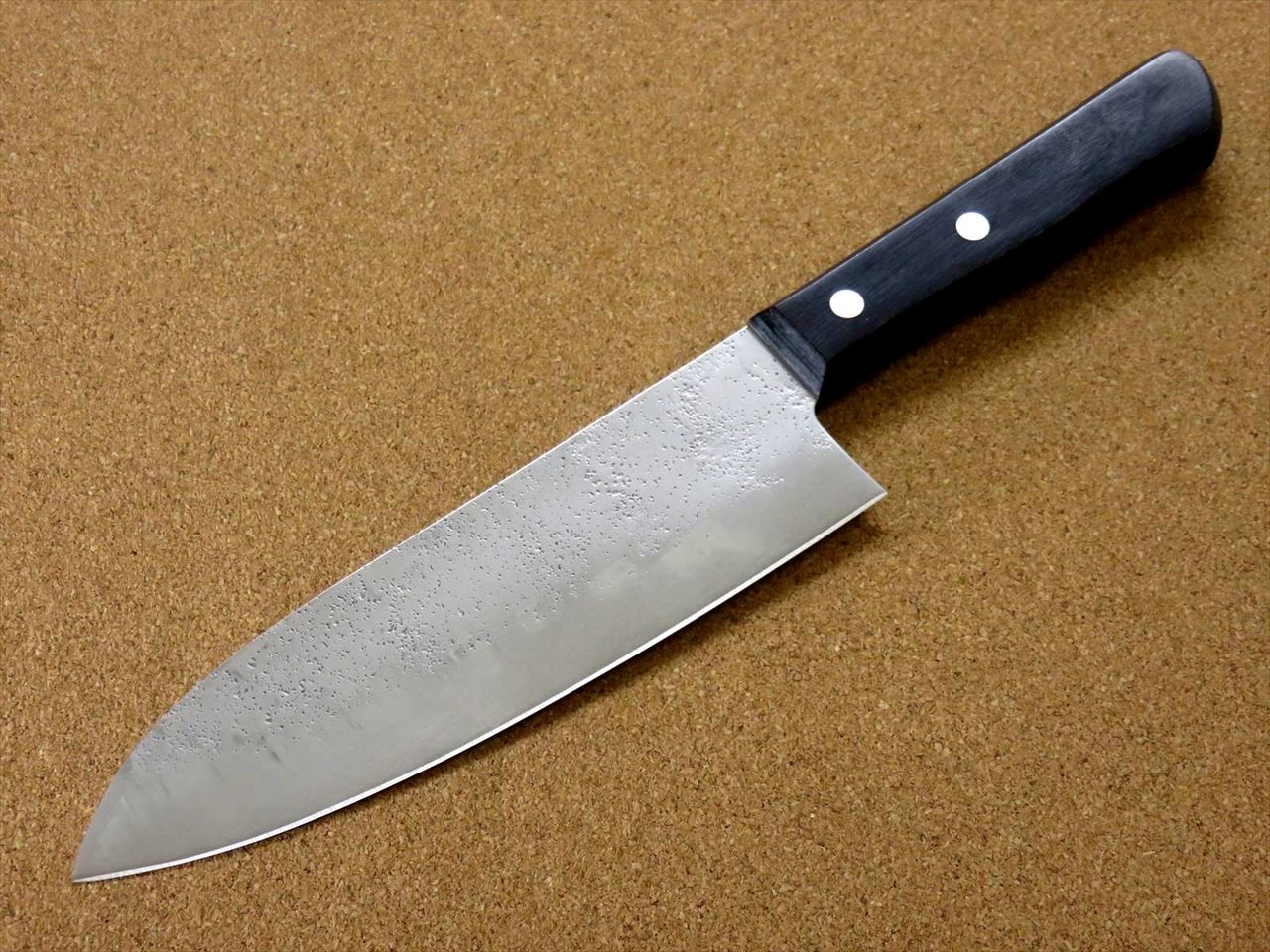 Japanese Masamune Kitchen Santoku Knife 6.7" Nashiji Laminated plywood SEKI JAPAN