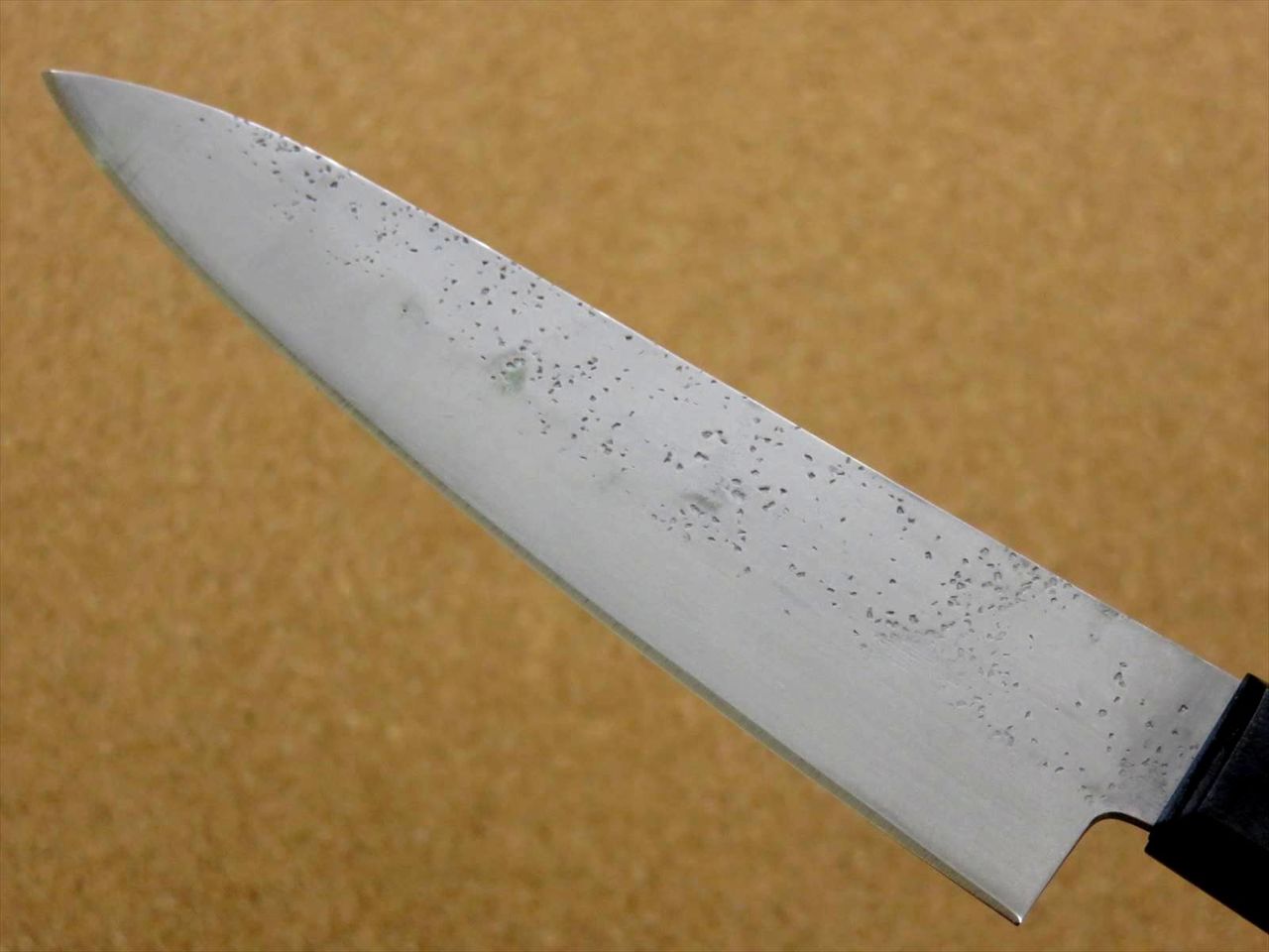 Japanese Masamune Kitchen Utility Knife 4.7" Nashiji Laminated plywood SEKI JAPAN