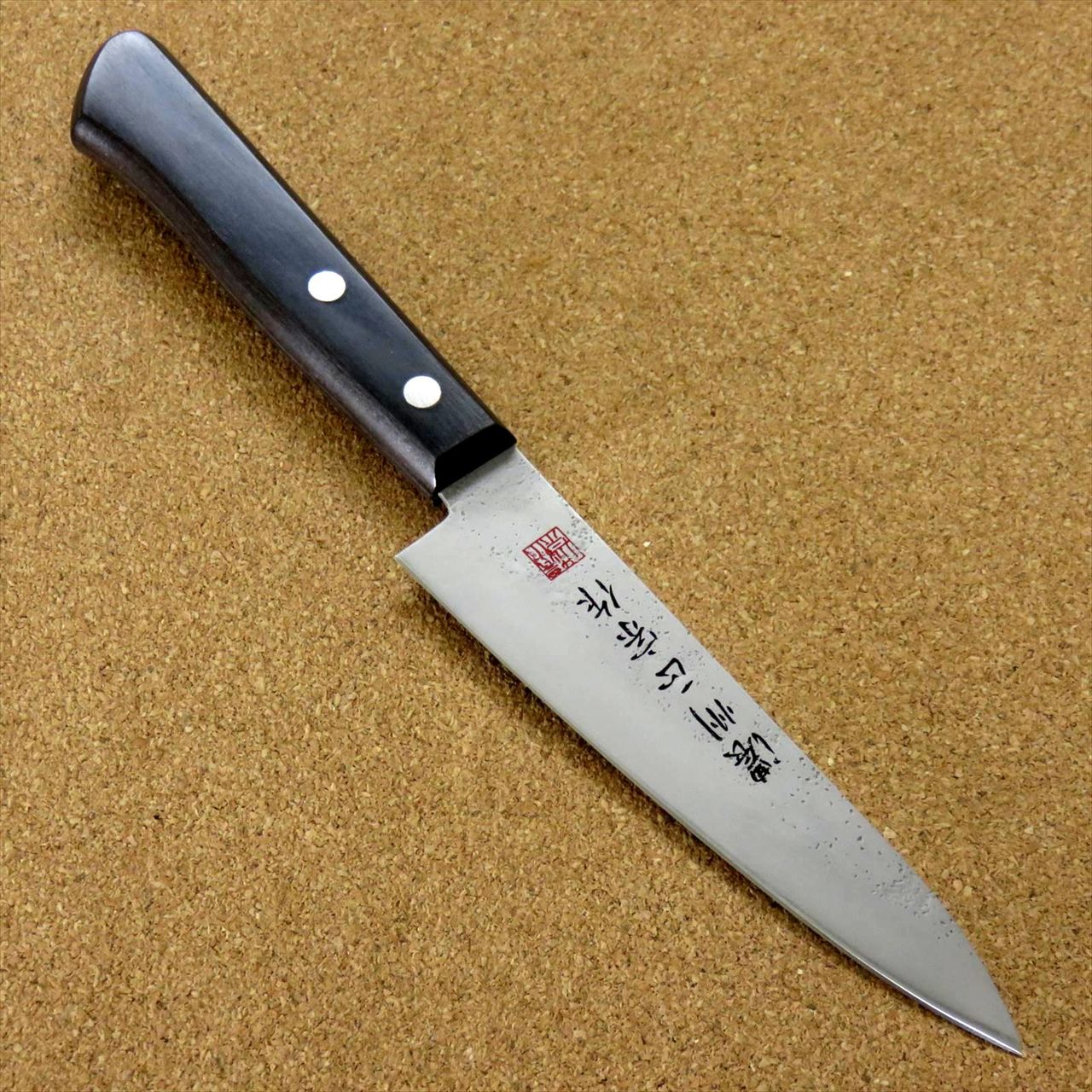 Japanese Masamune Kitchen Utility Knife 4.7" Nashiji Laminated plywood SEKI JAPAN