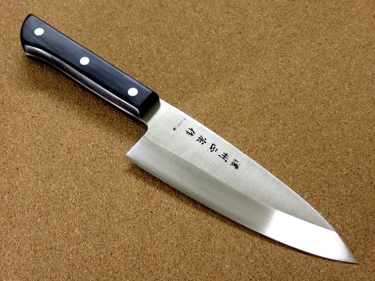 Japanese Masamune Kitchen Deba Knife 160mm 6.3" Phenol resin Handle SEKI JAPAN