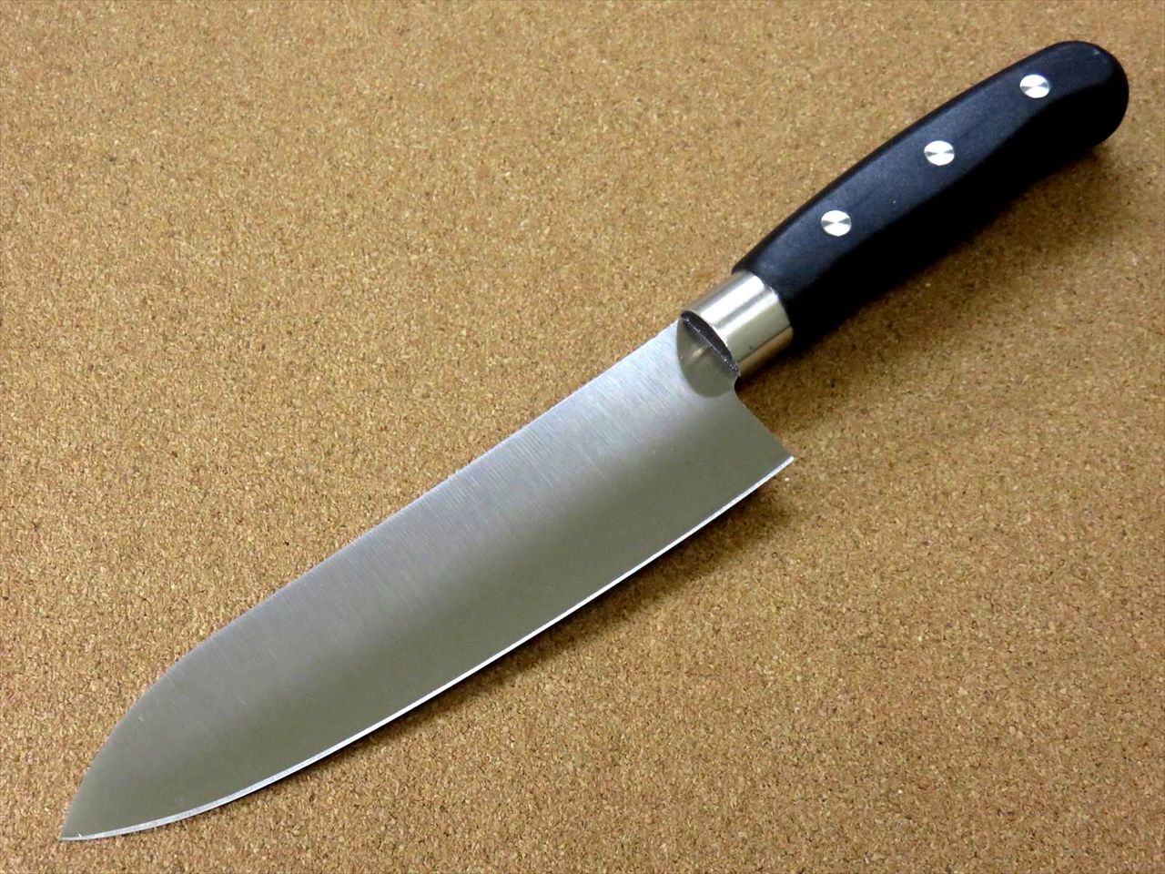 Japanese Masamune Kitchen Dimple Santoku Knife 6.7" Polypropylene Handle JAPAN