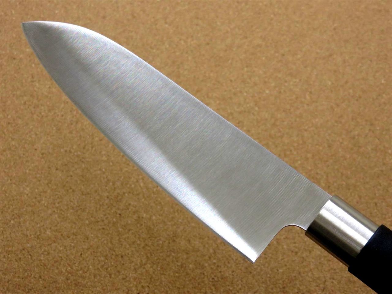 Japanese Masamune Kitchen Dimple Santoku Knife 170mm 6.7 inch Round handle SEKI JAPAN