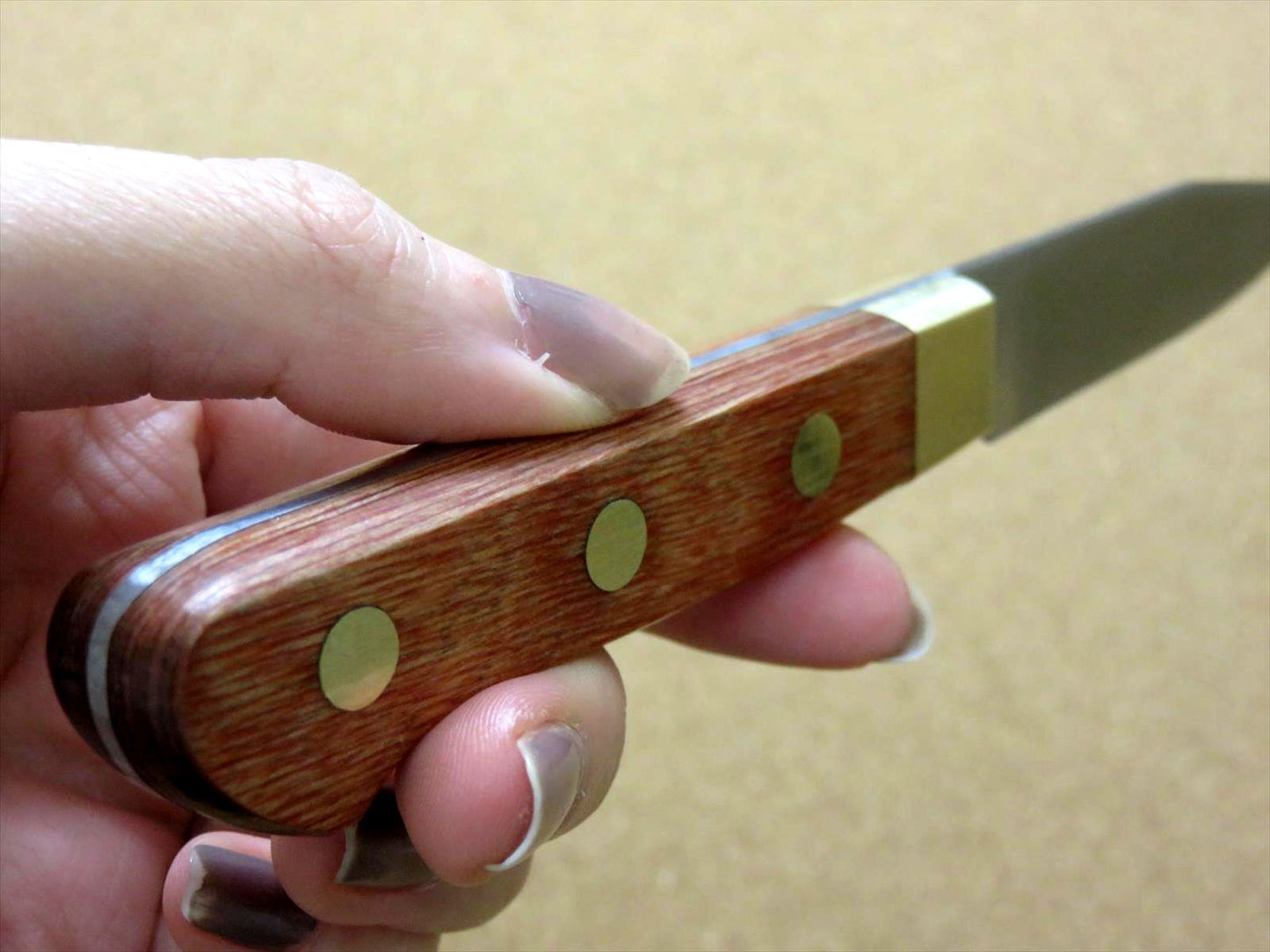 Japanese Kitchen Paring Knife 3.9" Peeling fruit or removing seeds SEKI JAPAN