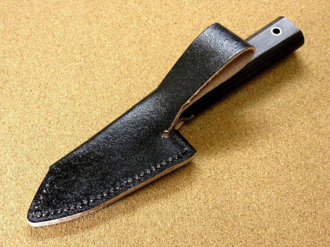 Japanese Camping Knife 3.7" Right handed Hunting Outdoor Survival Sheath JAPAN