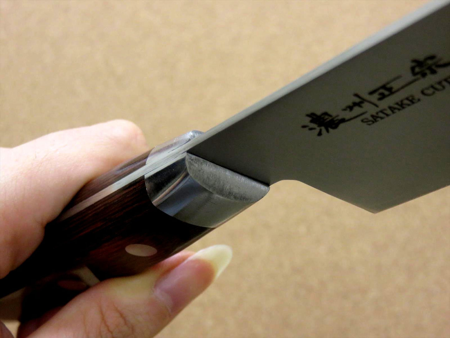 Japanese Masamune Kitchen Santoku Knife 170mm 7 inch Hamon 3 Layers SEKI JAPAN