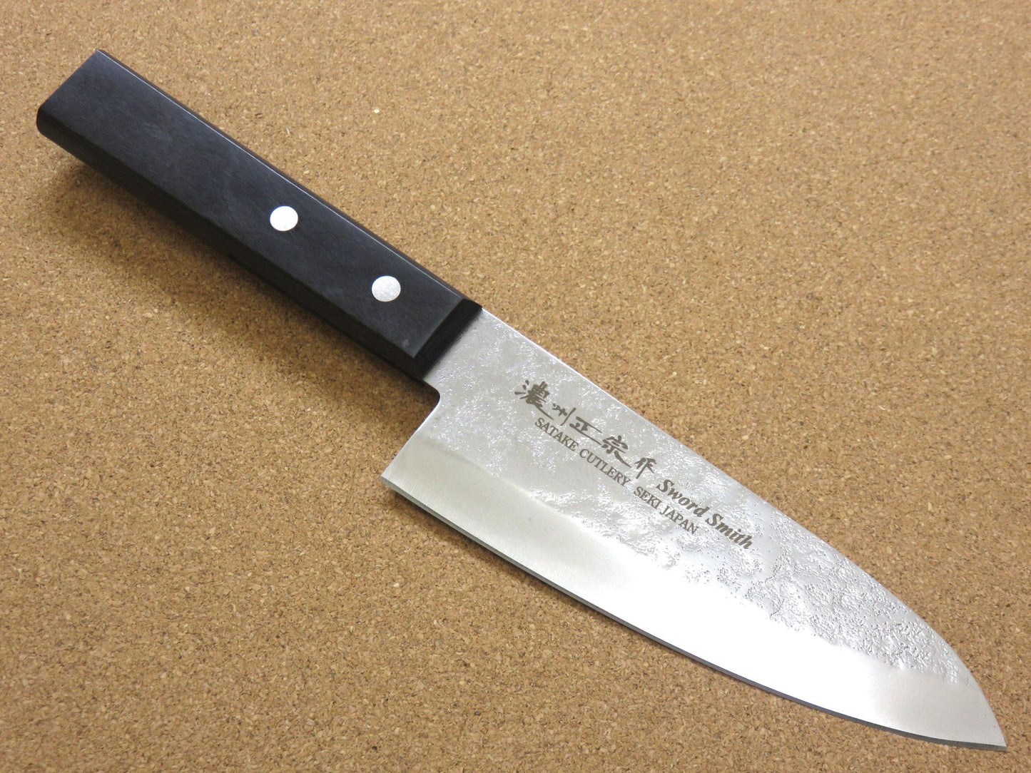 Japanese Masamune Kitchen Deba Knife 6.1" Nashiji Laminated plywood SEKI JAPAN