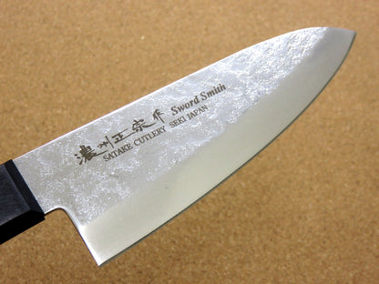 Japanese Masamune Kitchen Deba Knife 6.1" Nashiji Laminated plywood SEKI JAPAN