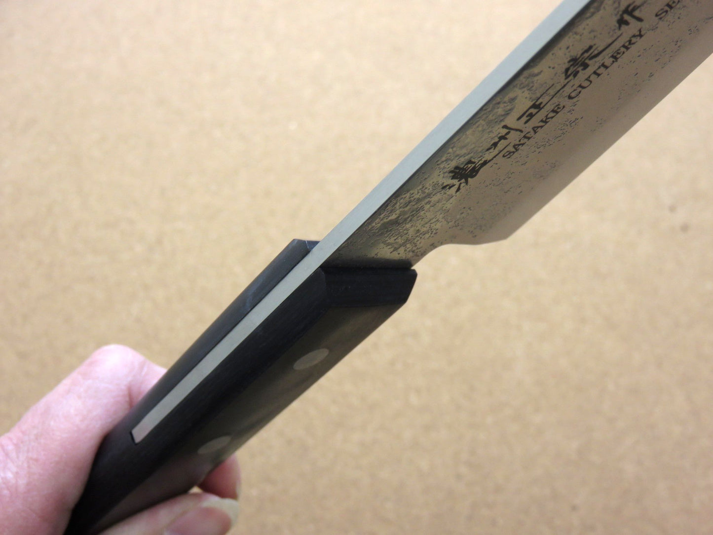 Japanese Masamune Kitchen Deba Knife 6.1" Nashiji Laminated plywood SEKI JAPAN