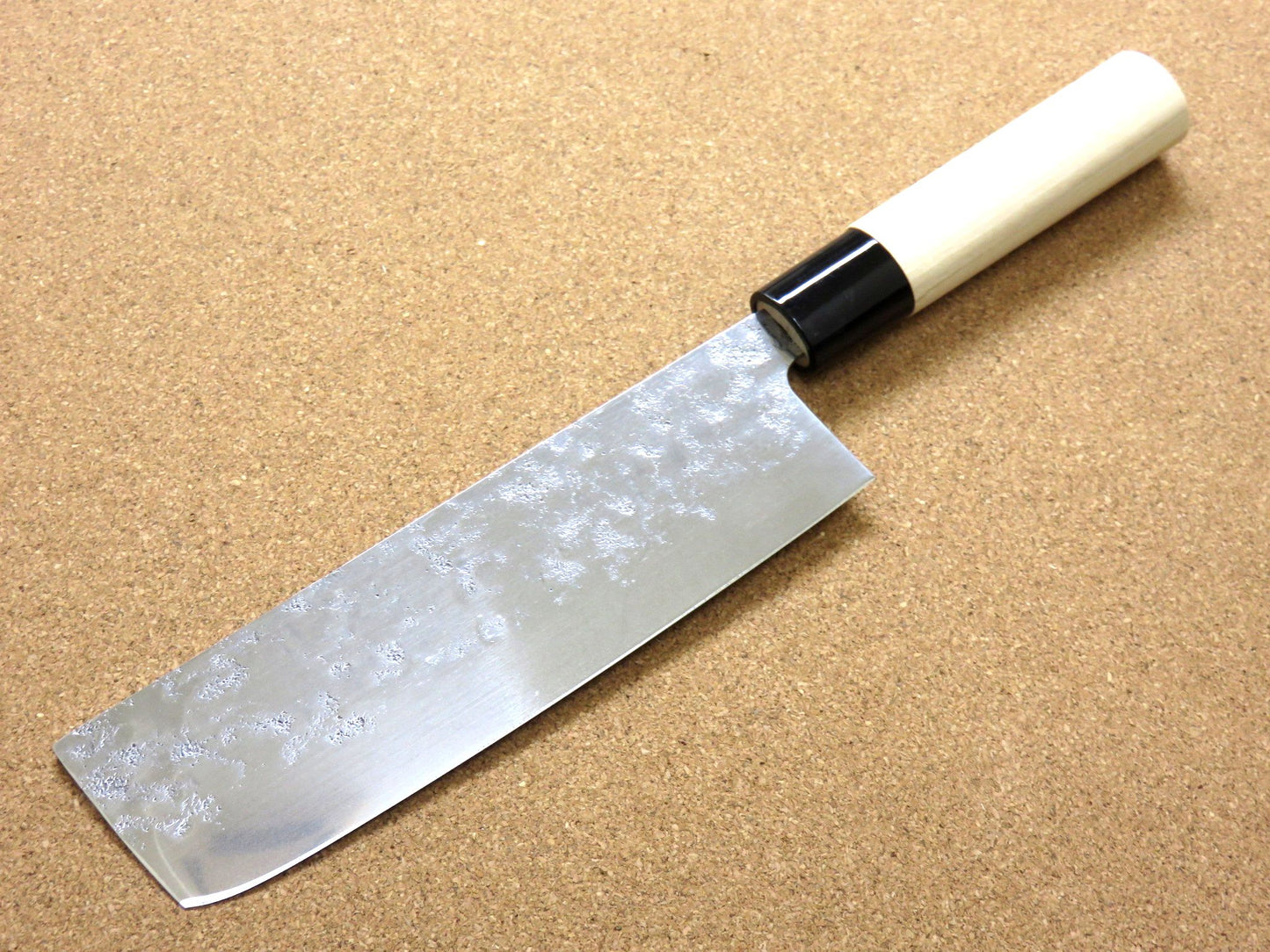 Japanese Masamune Kitchen Nakiri Vegetable Knife 6.7" Nashiji blade SEKI JAPAN