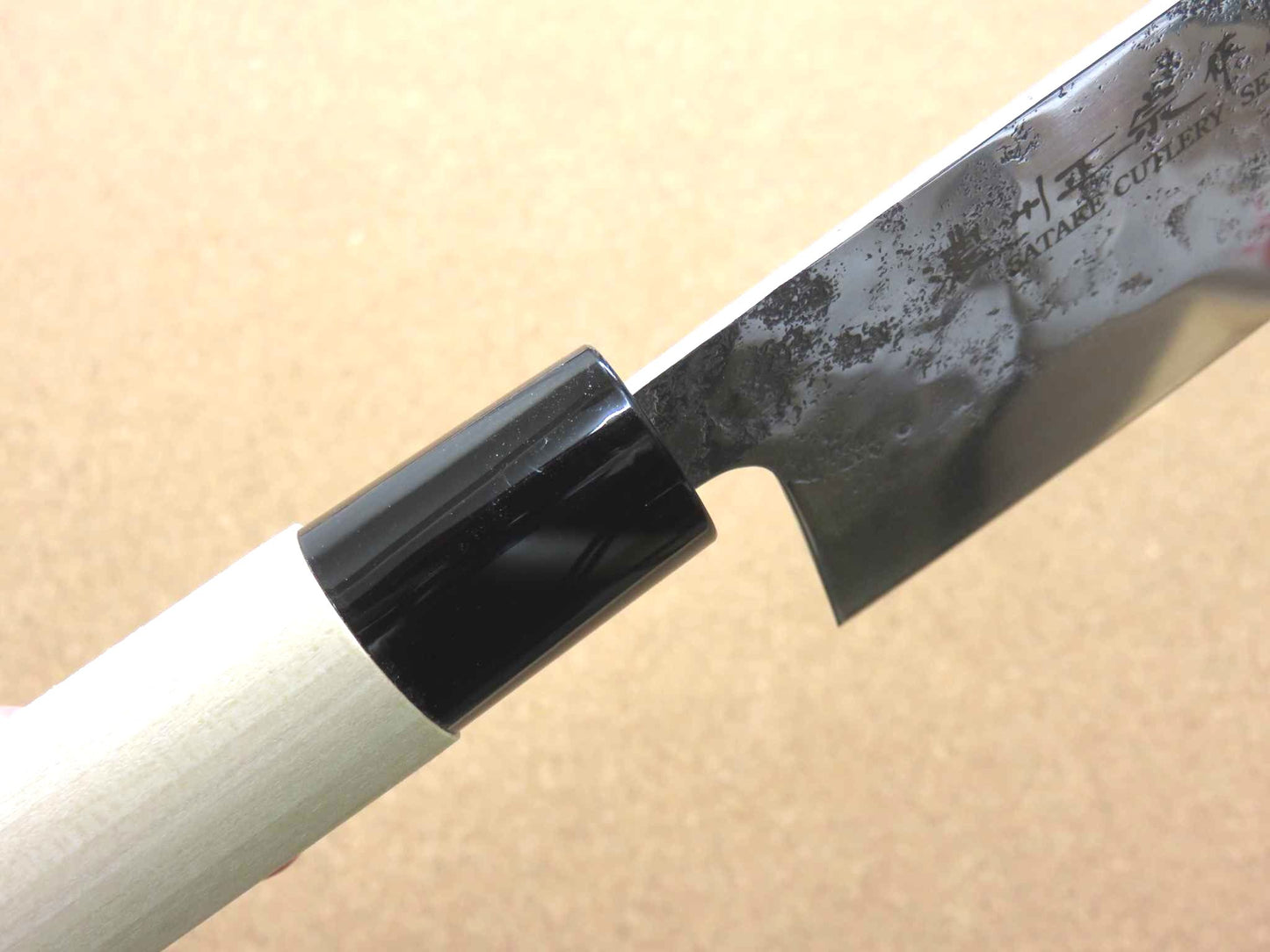 Japanese Masamune Kitchen Nakiri Vegetable Knife 6.7" Nashiji blade SEKI JAPAN