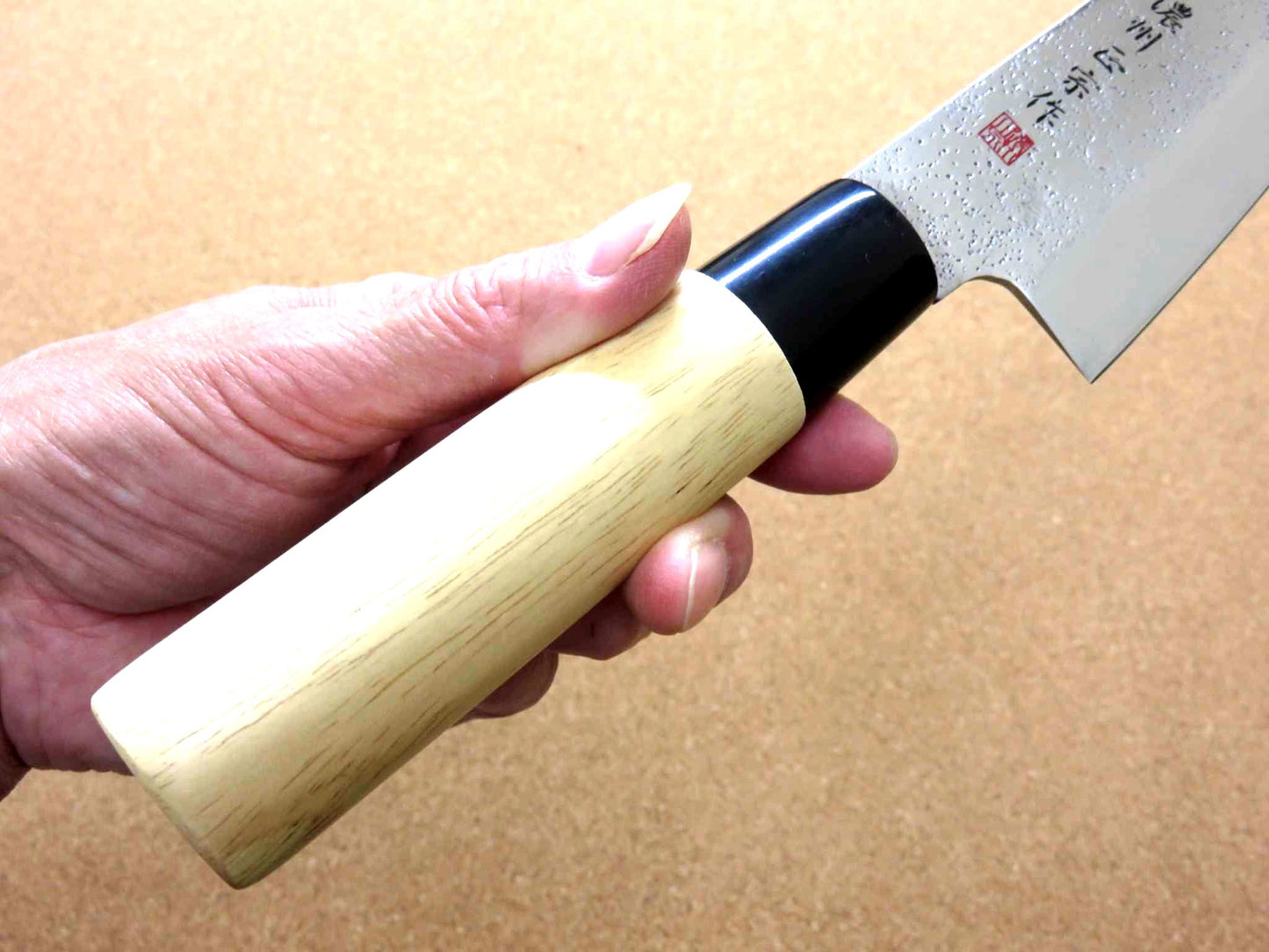Japanese Masamune Kitchen Deba Knife 155mm 6.1 inch Nashiji blade SEKI JAPAN