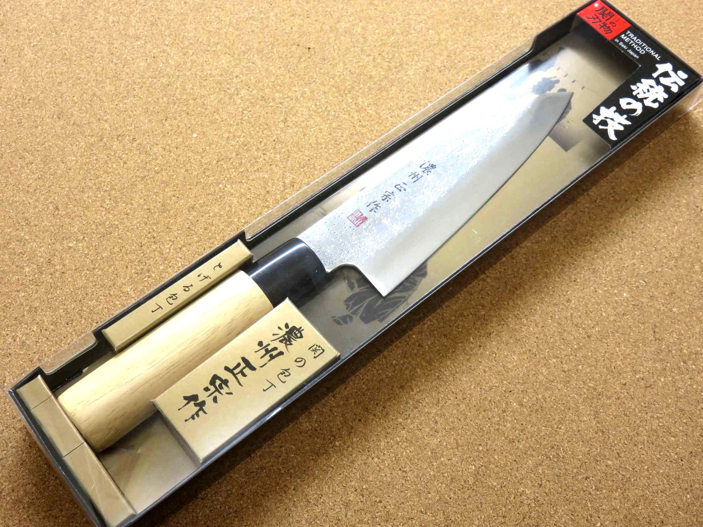 Japanese Masamune Kitchen Deba Knife 155mm 6.1 inch Nashiji blade SEKI JAPAN