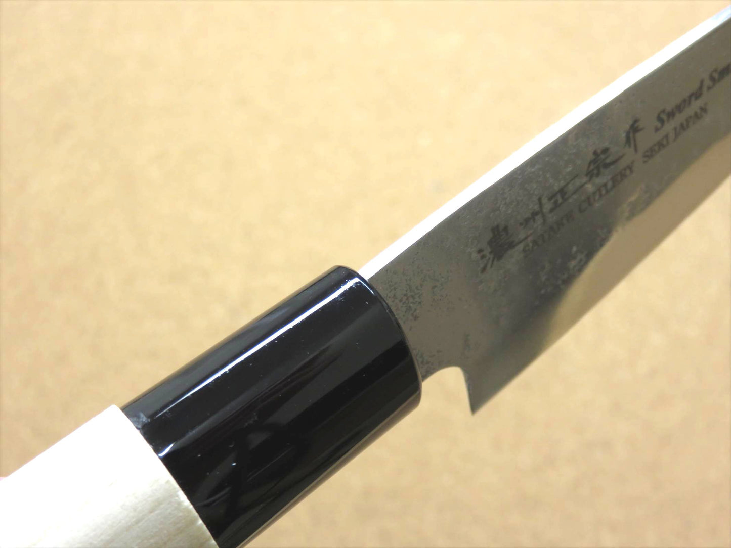 Japanese Masamune Kitchen Petty Utility Knife 4.7 inch Nashiji blade SEKI JAPAN