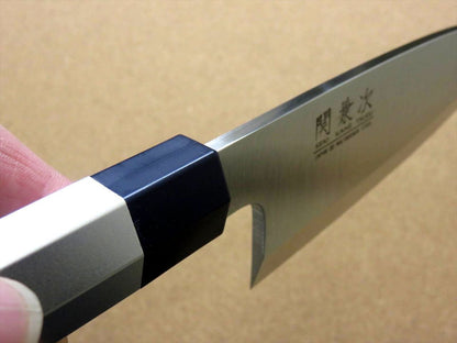 Japanese Kitchen Deba Knife 7.1 inch Aluminum Handle Single edged SEKI JAPAN