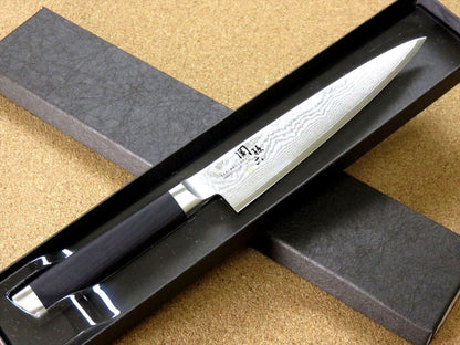 Japanese KAI MAGOROKU Kitchen Petty Utility Knife 150mm 6" Damascus steel JAPAN