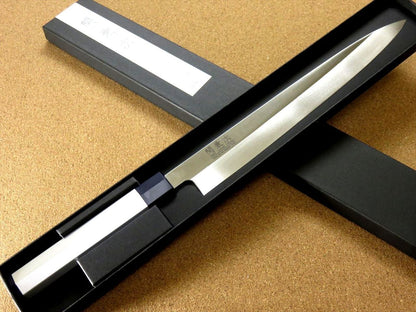 Japanese Kitchen Sashimi Knife 10.6 inch Aluminum Handle Single edged SEKI JAPAN