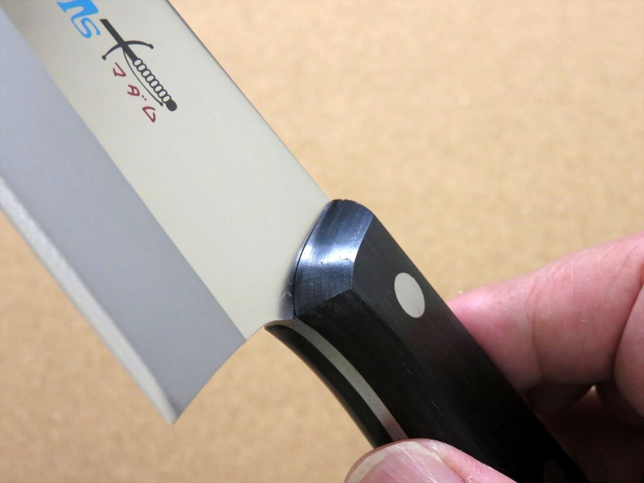 Japanese TS madam Gift set Kitchen Knives Chef's Santoku & Whetstone SEKI JAPAN