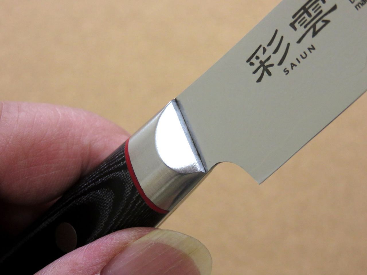 Japanese SAIUN Kitchen Fruit Paring Knife 90mm 3.5 inch VG10 Damascus SEKI JAPAN