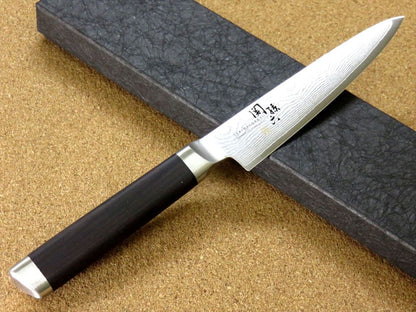 Japanese KAI MAGOROKU Kitchen Petty Utility Knife 120mm 5" Damascus steel JAPAN