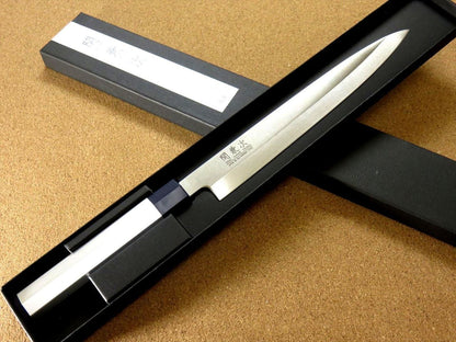 Japanese Kitchen Sashimi Knife 9.4 inch Aluminum Handle Single edged SEKI JAPAN