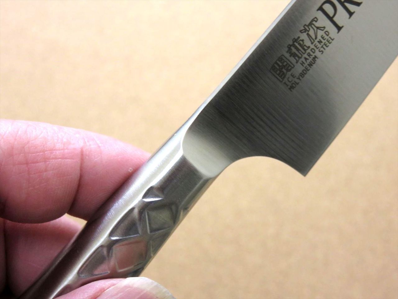 Japanese PRO-S Kitchen Petty Utility Knife 5.1 inch Stainless Handle SEKI JAPAN