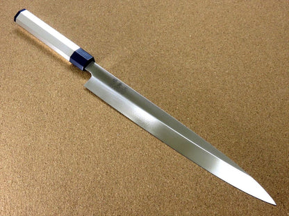 Japanese Kitchen Sashimi Knife 10.6 inch Aluminum Handle Single edged SEKI JAPAN