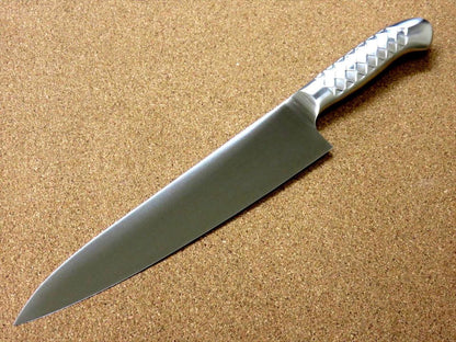 Japanese PRO-S Kitchen Gyuto Chef's Knife 8.3 inch Stainless Handle SEKI JAPAN