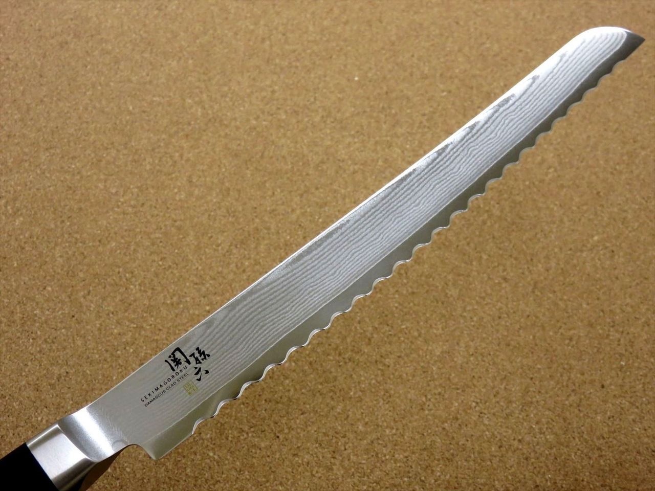 Japanese KAI MAGOROKU Kitchen Bread Knife 240mm 9 1/2 inch Damascus steel JAPAN