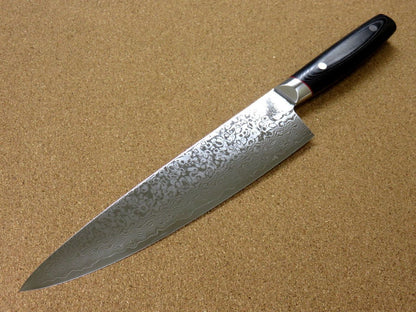 Japanese SAIUN Kitchen Gyuto Chef's Knife 230mm 9.1" VG-10 Damascus SEKI JAPAN