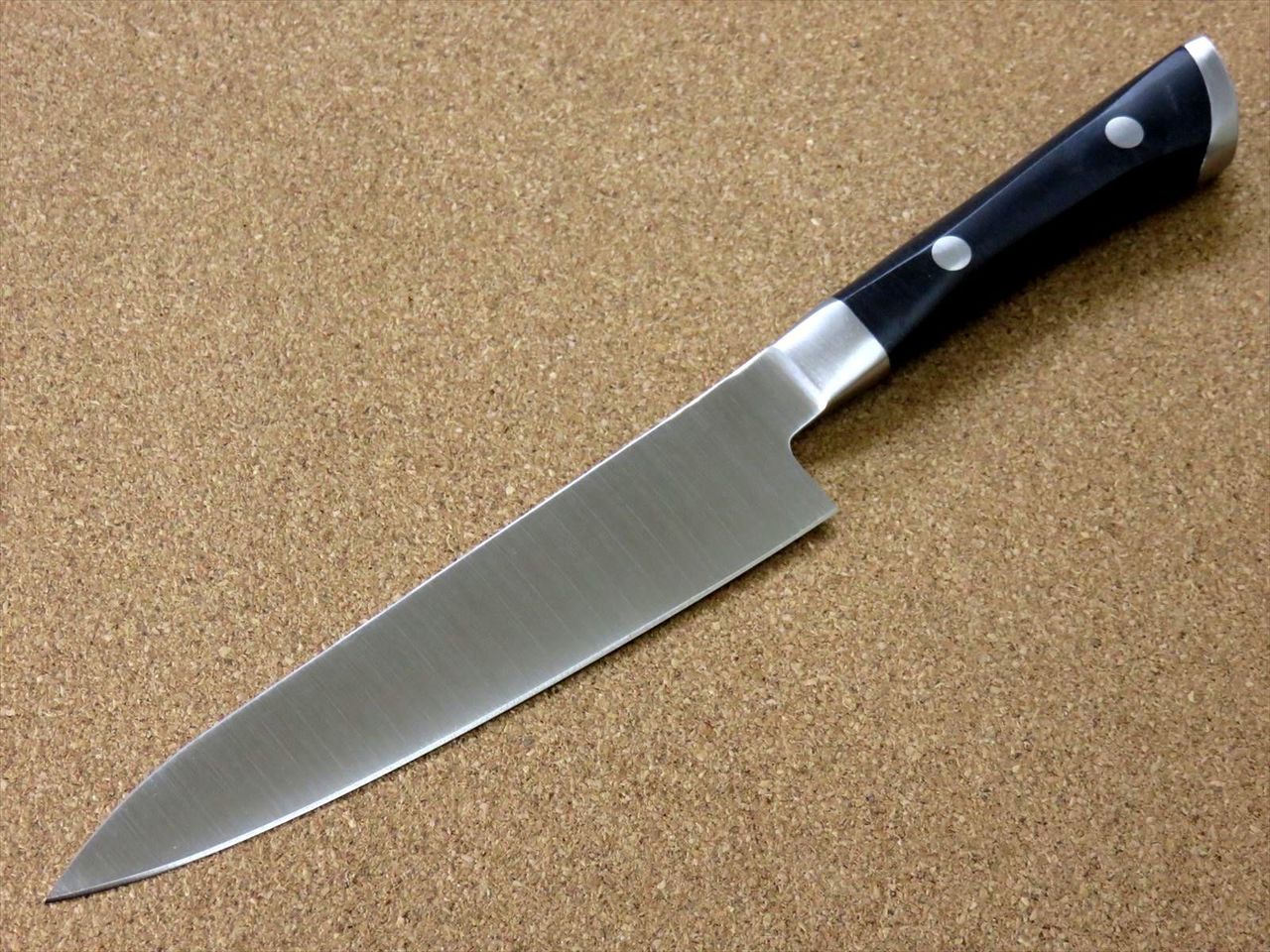 Japanese Masamune Kitchen Petty Utility Knife 5.3" Double Bolstered SEKI JAPAN