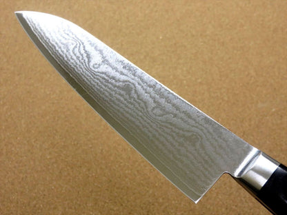 Japanese Kanetsune Kitchen Santoku Knife 180mm 7.1 inch VG10 Damascus SEKI JAPAN