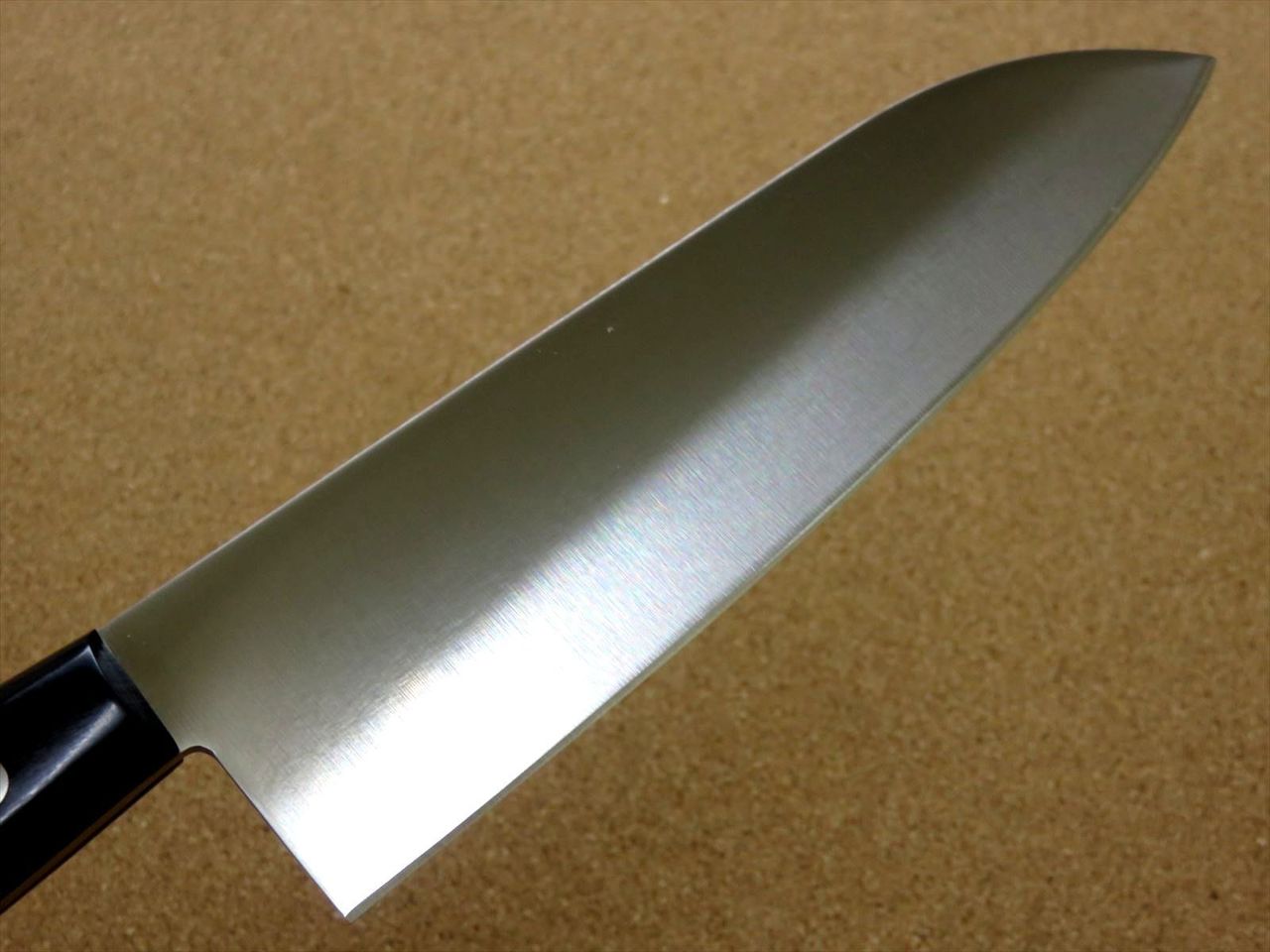 Japanese SETO ISEYA-D Kitchen Santoku Knife 180mm 7.1" Black packer SEKI JAPAN