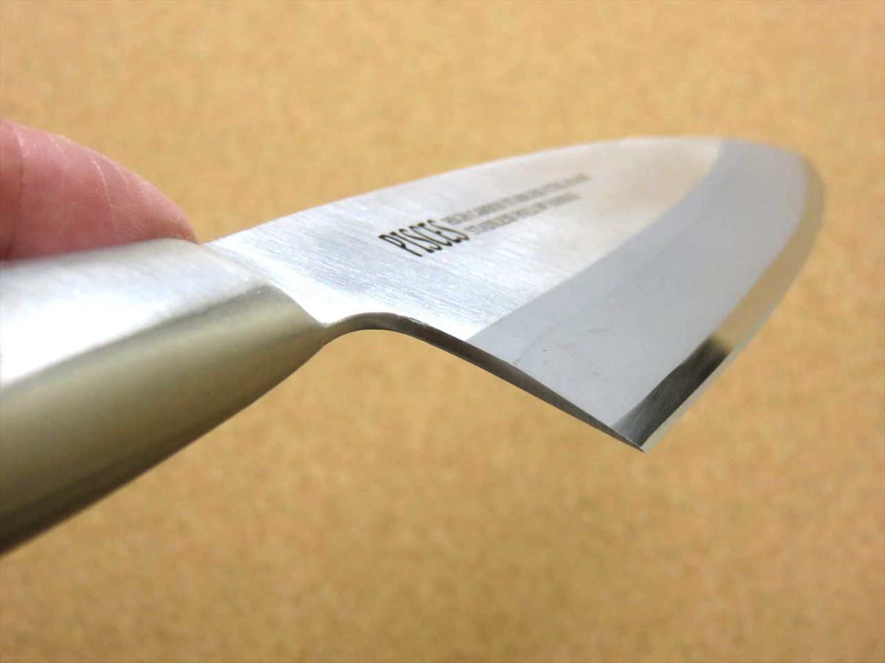 Japanese Pisces Kitchen Deba Knife 160mm 6.3 inch Stainless Handle SEKI JAPAN
