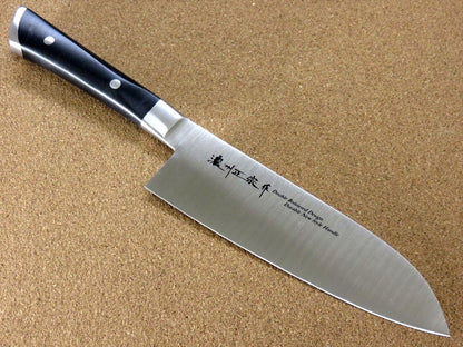 Japanese Masamune Kitchen Santoku Knife 170mm 6.7" Double Bolstered SEKI JAPAN
