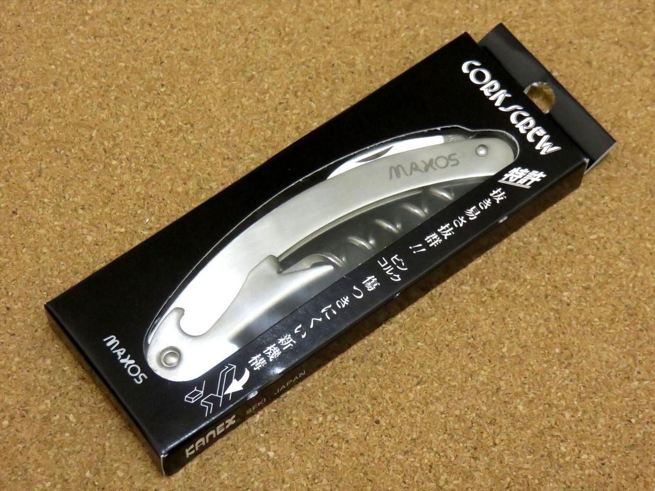 Japanese Sommelier Knife Corkscrew Wine Bottle Opener All Stainless SEKI JAPAN