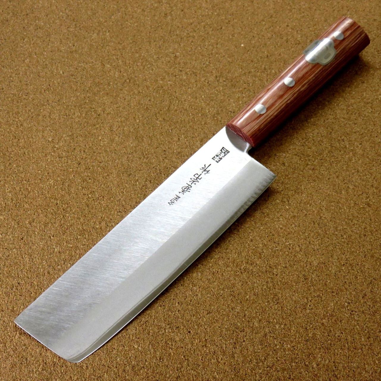 Japanese Kanetsune Kitchen Nakiri Vegetable Knife 165mm 6.5" Warikomi SEKI JAPAN