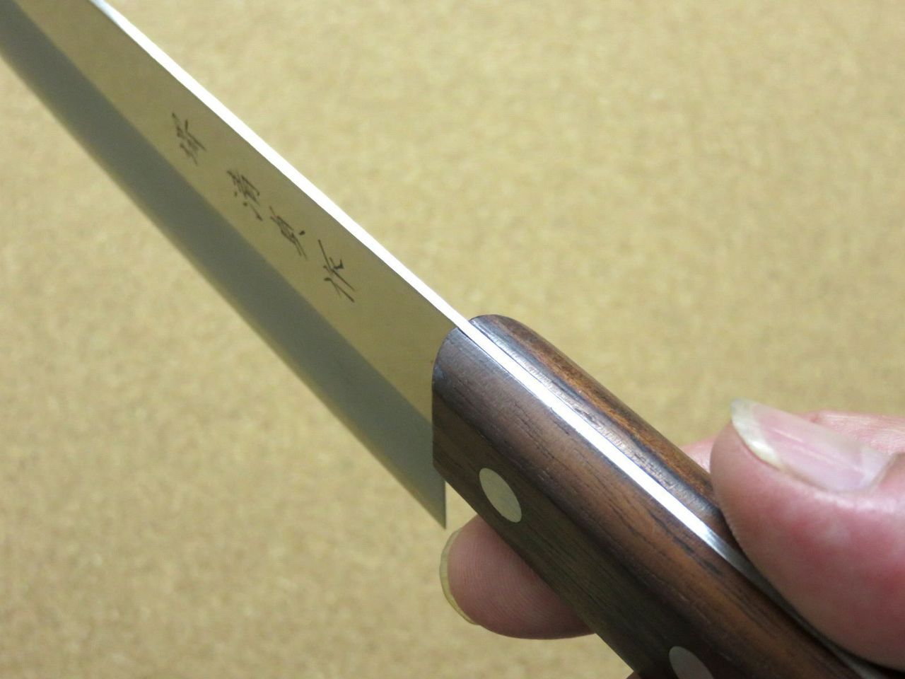 Japanese Sakai Kitchen Santoku Knife 170mm 6.7 inch Lightweight 80g SEKI JAPAN