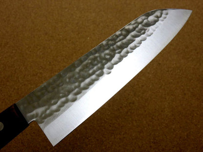 Japanese Kitchen Santoku Knife 170mm 6.7 inch 3 Layers VG-1 Hammer Forged JAPAN