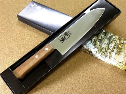 Japanese Kitchen Santoku Knife 170mm 6.7 inch 80g Meat & Fish cutting SEKI JAPAN