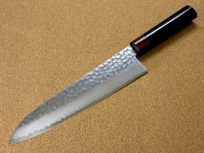 Japanese SETO ISEYA-I Kitchen Gyuto Chef Knife 8.3" Damascus Hammered SEKI JAPAN
