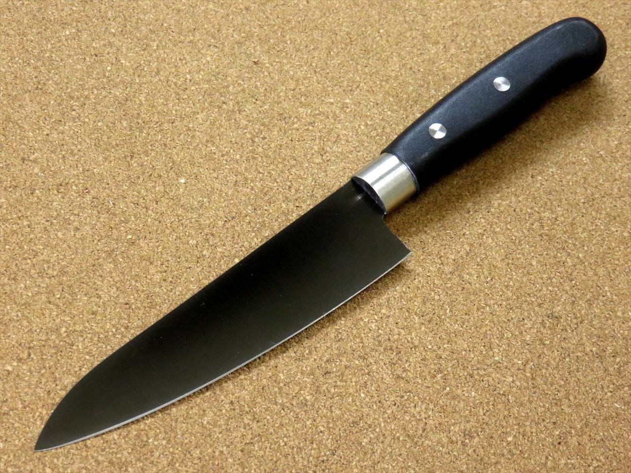 Japanese Masamune Kitchen Dimple Utility Knife 5.1" Titanium Coating SEKI JAPAN