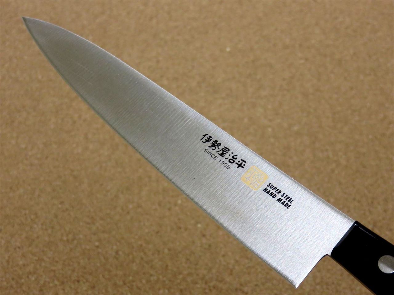 Japanese SETO ISEYA-D Kitchen Petty Utility Knife 5.9" Black packer SEKI JAPAN