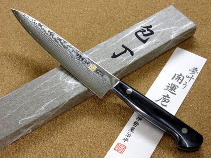 Japanese SETO ISEYA-G Kitchen Petty Utility Knife 5.9" VG-10 Damascus SEKI JAPAN