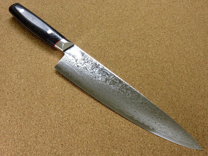 Japanese SAIUN Kitchen Gyuto Chef's Knife 230mm 9.1" VG-10 Damascus SEKI JAPAN