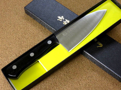 Japanese Kitchen Small Knife 110mm 4.3" Double-edged Fishing Outdoor SEKI JAPAN