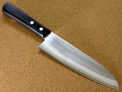 Japanese Kitchen Santoku Knife 170mm 7 inch 3 Layers White Steel #2 SEKI JAPAN