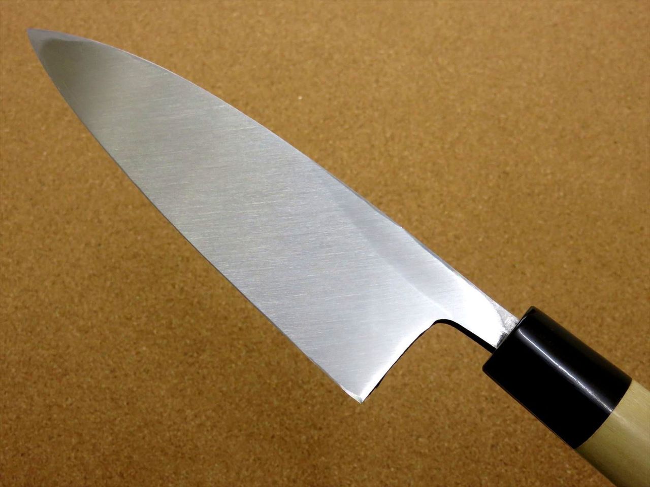 Japanese Kitchen Deba Knife 170mm 6.7 inch White Steel Shirogami #3 SEKI JAPAN