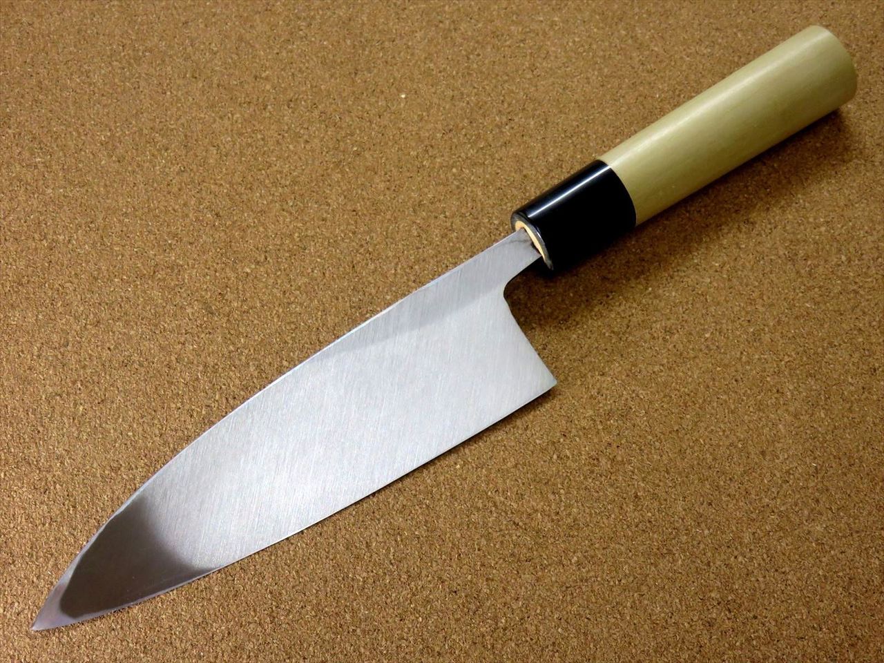 Japanese Kitchen Deba Knife 170mm 6.7 inch White Steel Shirogami #3 SEKI JAPAN